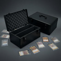 PSA Slab Holder Box Foam Inserts PSA Card Travel Case Graded Card Case Portable Handle Large Capacity for TCG Players, Travel