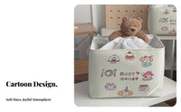Creature Pattern textile Hamper Large Capacity Creaturetheir belongingsed textile Basket for children