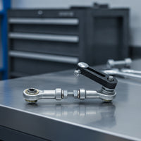 Threaded Slotted Swing Arm with Rod End Rigid Adjustable Linkage Arm Heavy-Duty for Machinists, DIYers