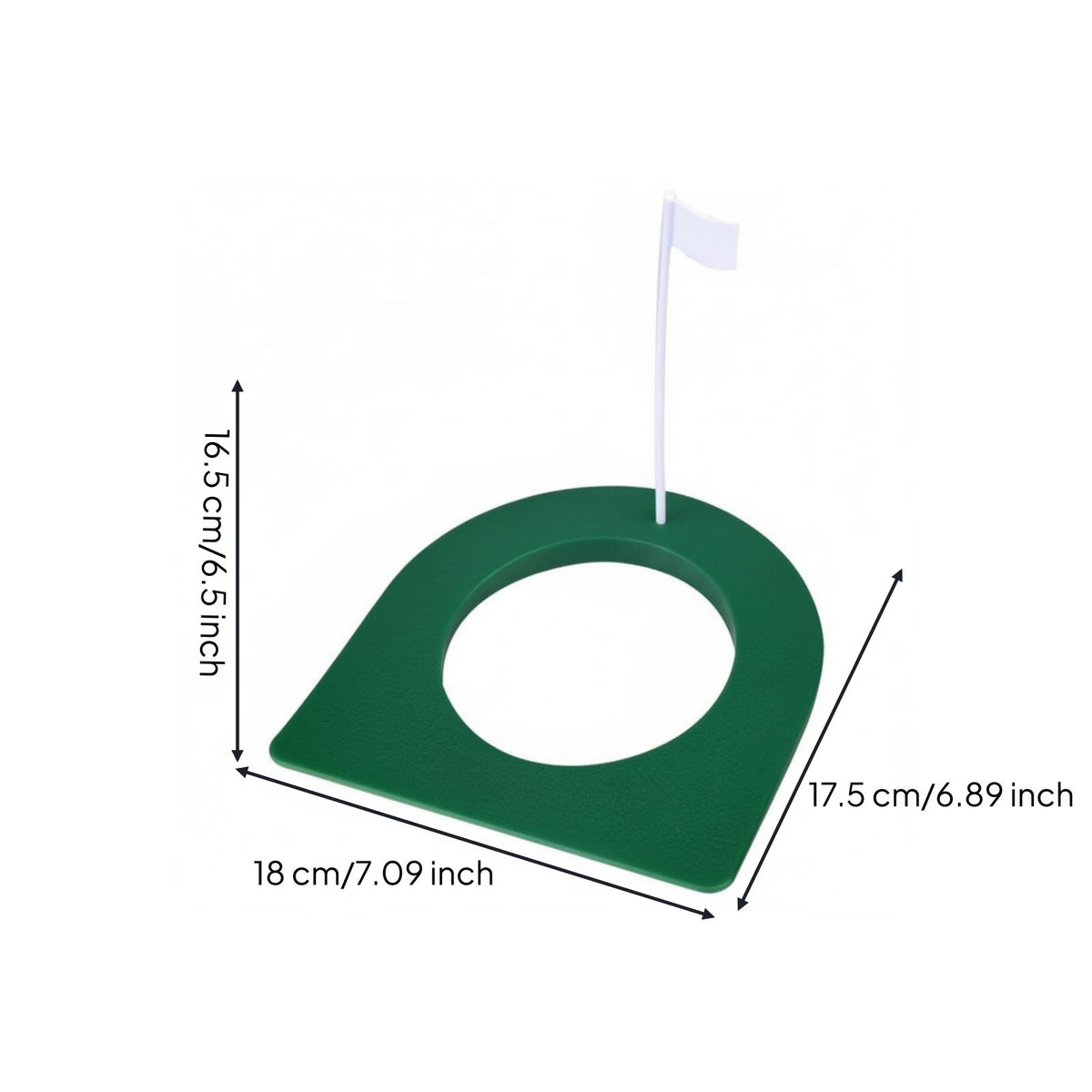Lightweight Practice Putting Disc Long-Lasting Golf Putting Cup High-Contrast Design for Beginners