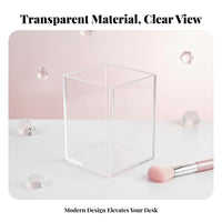 Clear Drawer Box Transparent Design Cosmetic Organizer Easy to Clean for Bedroom
