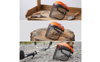 Face Guard with Mesh Breathable Full Face Guard Impact Resistant for Gardeners, Yard Work, Spraying