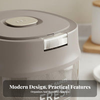 Rice Storage Bin Large Capacity Rice Storage Container Airtight Grain Container for Kitchen