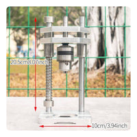 Drill Stand with Aluminum Base Precision Electric Drill Stand Metal Vertical Frame for Workshop