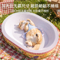 Cat Scratcher Cardboard Large Space Play and Sleep Nest for Large Cats