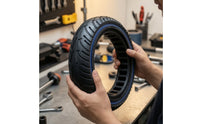 Electric Scooter Solid Tyre Puncture-Resistant Electric Scooter Tire Solid Tire Reliable Grip Lightweight for Commuters