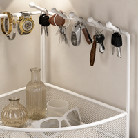Metal Jewellery Organiser, Modern Minimalist Key Holder for Desk, Freestanding Key Organiser for Entryway Countertop
