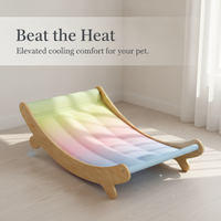 Pet Cooling Mat Lounger for Cats and Small Dogs, Scratch-Resistant Summer Ice Pad Bed