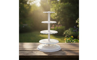 Cake Stand Stable 4 Tier Cake Culinary Stand Grade Dessert Display for Dessert Makers, Parties