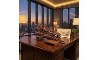 Rearing Horse Sculpture Glossy Finish Rearing Horse Statue Detailed Craftsmanship