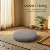 Round Floor Pillow Floor Cushion for Adults Seating, Thick Floor Pillow Meditation Cushion, Modern Minimalist Floor Cushion