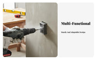 Wear-Resistant Square Hole Cutter Long-Lasting Square Hole Drill Bit Fast Cutting for Electricians, Construction Workers