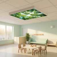 Fluorescent Light Cover Glare Reduction Stick-on Light Filter