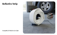 High Strength Heavy-Duty Tow Strap Wear-Resistant Tow Strap Kit Reinforced Loops Towing Equipment Multi-Layer Design for Truck Drivers, Away from-Pavement Enthusiasts, Roadside Assistance