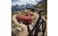 Soft Inflatable Bike Saddle Perforated Hollow Bike Saddle Breathable Padded Cycle Seat Shock Absorption