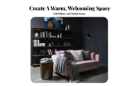Nordic Design rose 2-Seater Sofa Minimalist & design Loveseat space-efficient Size Couch Space-Saving for Apartment Dandllers, premierTime Homeowners, Living Room, Small areas, Studio, Bedroom