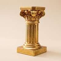 Classical Roman Column Pedestal Vintage-Style Column Pedestal Ornate Display Base Versatile for Photographers