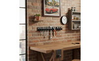 Wall Mounted Wrench Organizer Size Marked Spanner Storage Rack Garage Organization for Workshop
