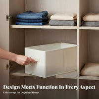 Compartmentalized textile Box Foldable textile Box Set With Handle for Students