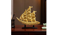 Layered Sailboat Statue with Base Engraved Sailboat Sculpture Elegant Sailing Boat Ornament Modern for Homeowners, Art Collectors, Living Room, Office, Entryway, Display Cabinet