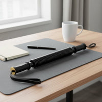 Portable Design Power Twist Bar Non-Slip Grip Coiled Power Twist Bar Comfortable Grips Flexible Arm Strength Rod Constant Tension for Men, Home Gym, Office