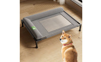 Raised Pet Bed Raised Pet Cot Sturdy Frame Dog Cot with Bolster for Small Dogs