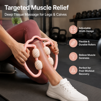 4-in-1 Massage Roller Set, EVA Foam Roller for Muscle Recovery, Deep Tissue Back Roller, Physiotherapy Equipment for Full Body