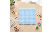 Fuse Bead Pegboard Clear Fuse Bead Board Pegboard with Pins Reusable Craft Tray DIY for Crafters, Classroom