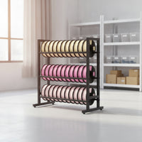 Open-Frame Filament Storage Rack Metal Filament Spool Holder Rack Sturdy Shelf Heavy Duty for Makers, Workshops