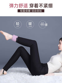 雪中飞羽绒裤女外穿时尚2025新款冬季加厚保暖小脚大码白鹅绒棉裤