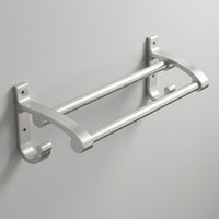 Towel Rack Wall Mounted for Bathroom Organization, Space Aluminum No Drill Storage, Toilet Bar for Washroom, for Homeowners with Various Lengths
