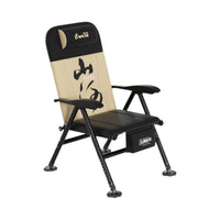 Foldable Reclining Fishing Chair Padded Folding Fishing Chair Adjustable Furniture Telescoping for Anglers, Campers, Camping