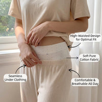 Underwear Women High Waist Knickers with Extended Gusset, Postpartum C Section Multipack, Breathable