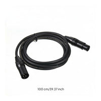 3-Pin   Cable Noise Reduction Male to Female   Cable Braided Insulation 3-Pin Audio Cord for Artists