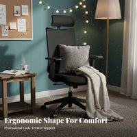Ergonomic Design Sled Base Mesh Chair Fixed Armrests Office Furniture Breathable posterior supportrest Indoor Seating Support for Students, Home Users, Guests, Study Room, Reception Area