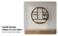 Modern Design Wall Mounted Wine Rack Space Saving Hanging Wine and Glass Rack Long-Lasting Iron Hanging Bar Shelf with Glass Holder Multi-Functional for Restaurant Owners, Homeowners, Adults, Dining Room, Restaurants, Taverns, Kitchen