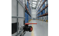 Tote Ball Shutoff Mechanism Alkali Resistant Water Liquid Container Tank Drain Adapter Connector Heavy Duty