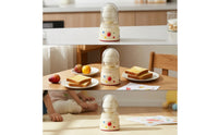 Hand-Powered Egg Shaker with Clear Dome Easy to Use Egg Shaker Compact Yolk Blender Child-Friendly for Home Cooks, Families, Breakfast Prep