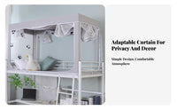 Bunk Bed Tent Integrated mesh Enclosed Top Bunk Tent Thickened Fabric