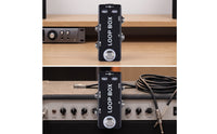 Compact Loop Box Pedal Metal Guitar Loop Box Mini Line Selector Low-Height for Live Stage