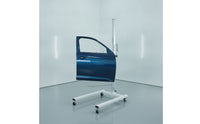 Auto Body Panel Painting Stand Galvanized Panel Painting Stand Bracket with Wheels Mobile for Mechanics