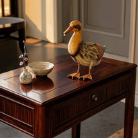 Duck Figurine Textured Duck Statue Realistic for Teachers, Photography, Classroom