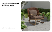 4 Pieces sturdy Wood Frame 4-Piece Sofa Seating Set Weather-Resistant Outdoor Furnishing long-lasting Construction Conversation Group Low Maintenance for Hospitality Managers, Homeowners, Entertainers, Patio, Garden, Balcony, supportyard