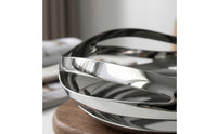 Stainless Steel Fruit Bowl Minimalist Bowl with Hollow Design Multifunctional Vessel for Kitchen