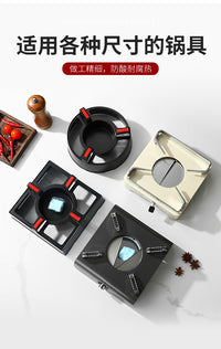 加厚铝合金酒精炉小火锅固体酒精锅干锅炉底座商用酒精炉家用饭店