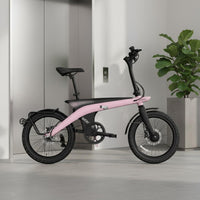 Folding Electric Bike Ultralight Folding Electric Bicycle Portable Ebike Adult Size Transport Pedal Assist for Adults, Travel