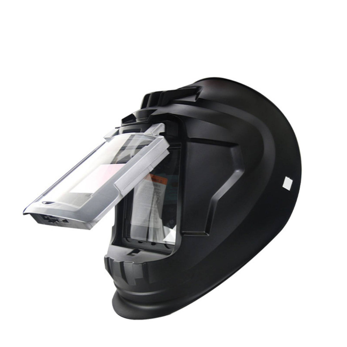Fusing Helmet with Flip-up Lens Fullcomplete-Coverage Auto-Darkening Fusing Headgear Heat-Resistant Guarding Gear for Fabricators, Garage