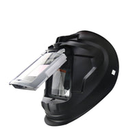 Fusing Helmet with Flip-up Lens Fullcomplete-Coverage Auto-Darkening Fusing Headgear Heat-Resistant Guarding Gear for Fabricators, Garage