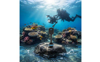 Long-Lasting Aluminum Alloy Ball Head to YS Adapter Corrosion-Resistant Dive Light Arm Joint 360-Degree Rotation for Divers