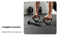 Adjustable Kettlebell Handle Full Physique Exercise Dumbbell to Kettlebell Adapter Multi-Function Press-up Stand Ergonomic